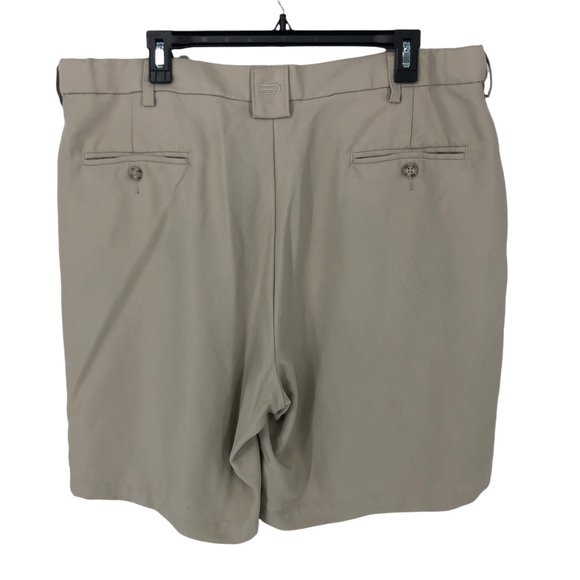 Dockers Golf Shorts Size 40 Mens Flat Front Chino Casual Khaki - Picture 2 of 6